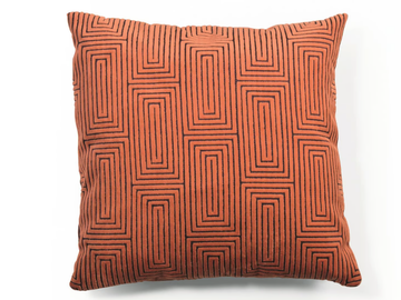 SOFT 50 NA43 - Square geometric fabric cushion by SCAPPINI & C - view 2